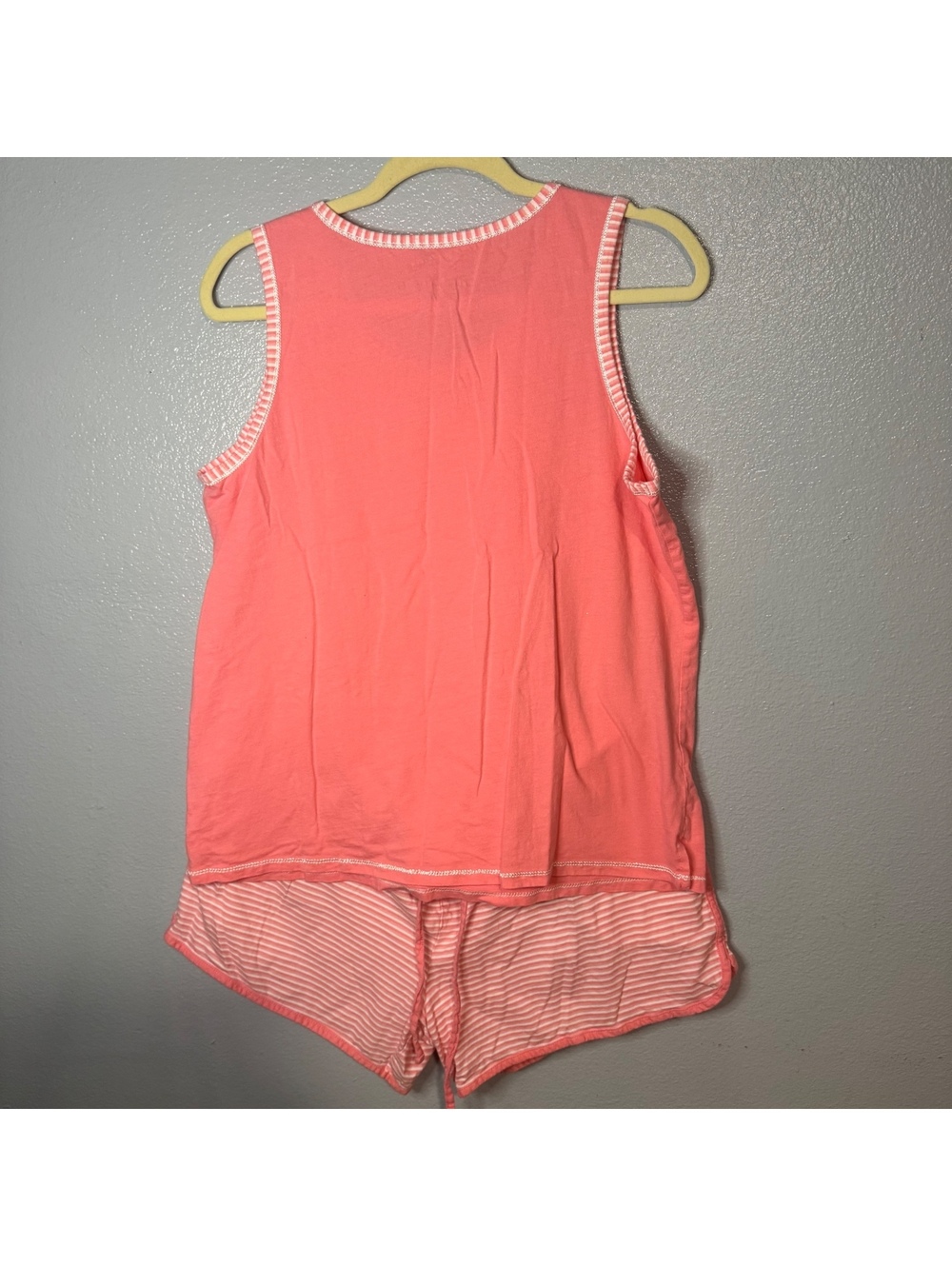 Carole Hochman Pink Pajama Set Women’s Large Tank Top Shorts Sleepwear - Picture 5 of 10